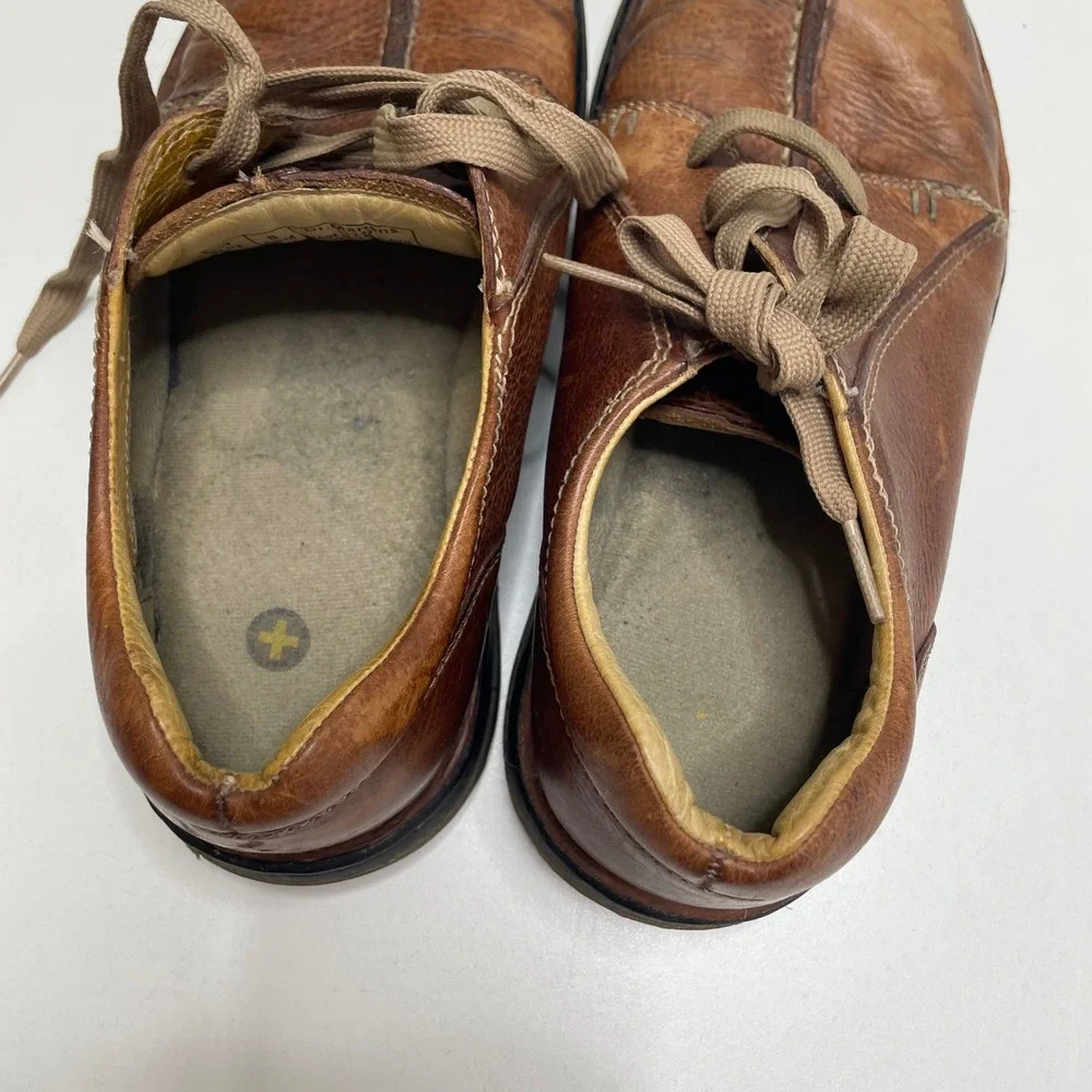 Dr Martens 11232 Brown Leather Center Seam Oxford Shoes Men 8 Dark Academia Prep